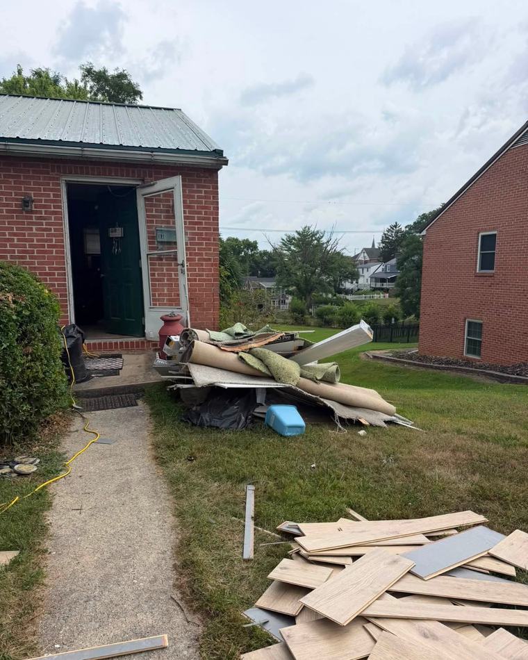 Contractor debris haul before — JB Removal Services, Martinsburg WV